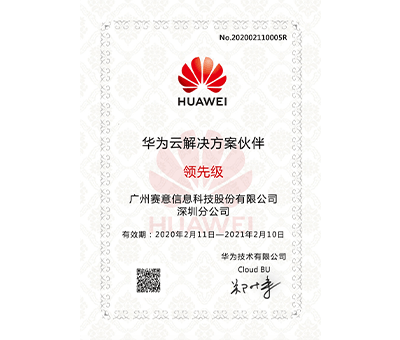 Huawei Cloud Solution Partner Leading Class